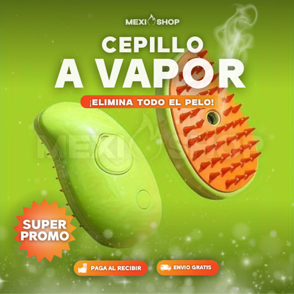 Cepillo  Vaporizador Mascotas quitapelos