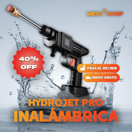 HYDROJET PRO©️ - Hidrolavadora Inalambrica