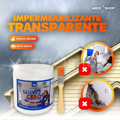 Lluvia Cero - Impermeabilizante Transparente